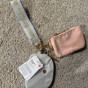 lululemon athletica Pink and White Keychain Set